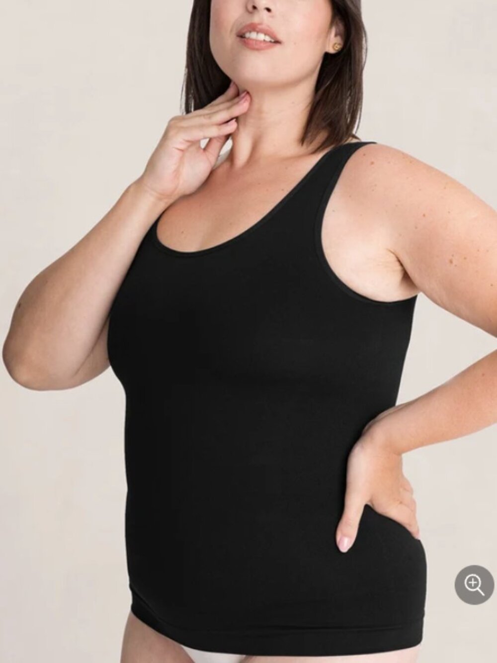 Shapermint Black Shapewear Tank Top Size XL